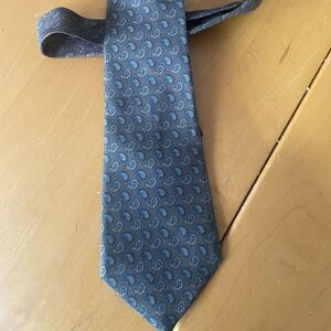 Vintage Burberry’s Burberry neckwear neck tie brown paisley print men’s